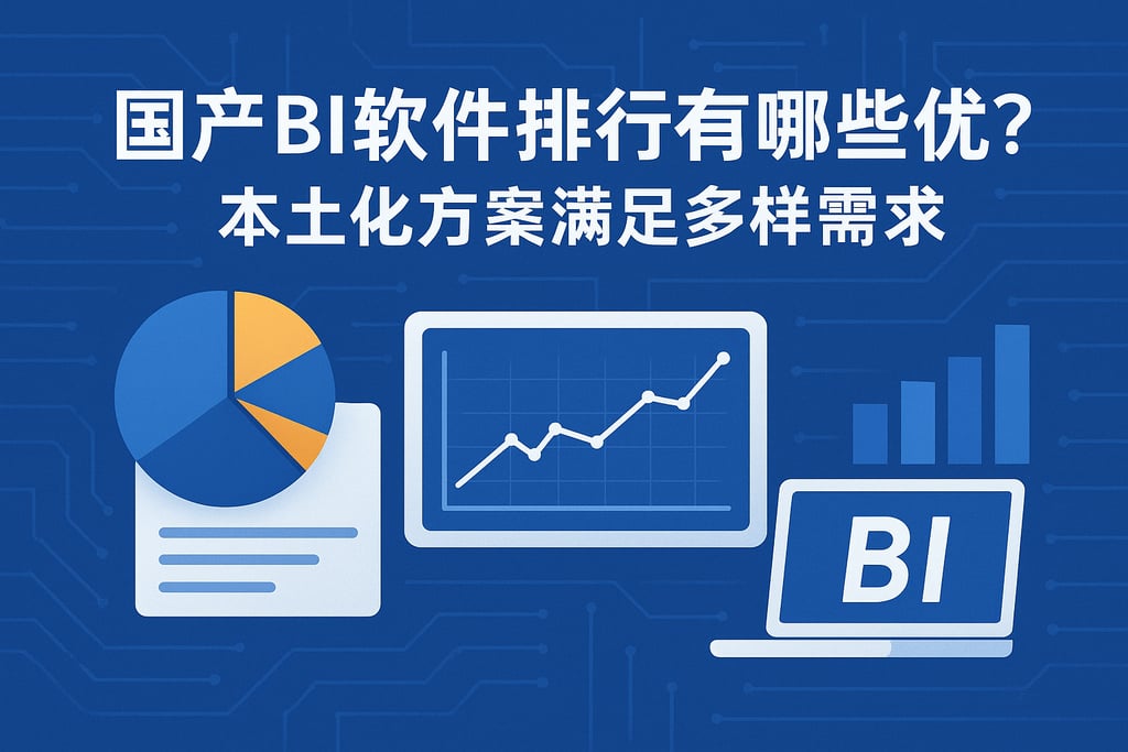 国产BI软件排行有哪些优势？本土化方案满足多样需求"